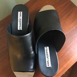 Wedge Slide Sandals Karl Lagerfeld LYRIC
